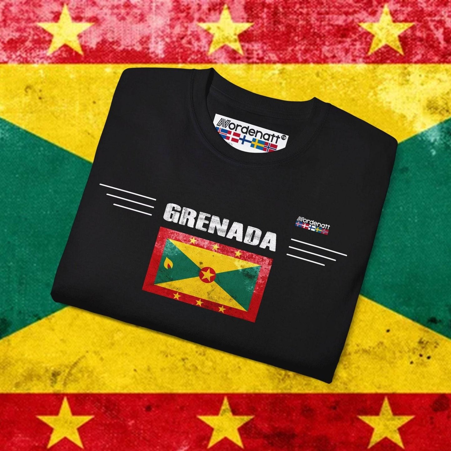 Grenada Heritage Flag Tee - Nordenatt TM