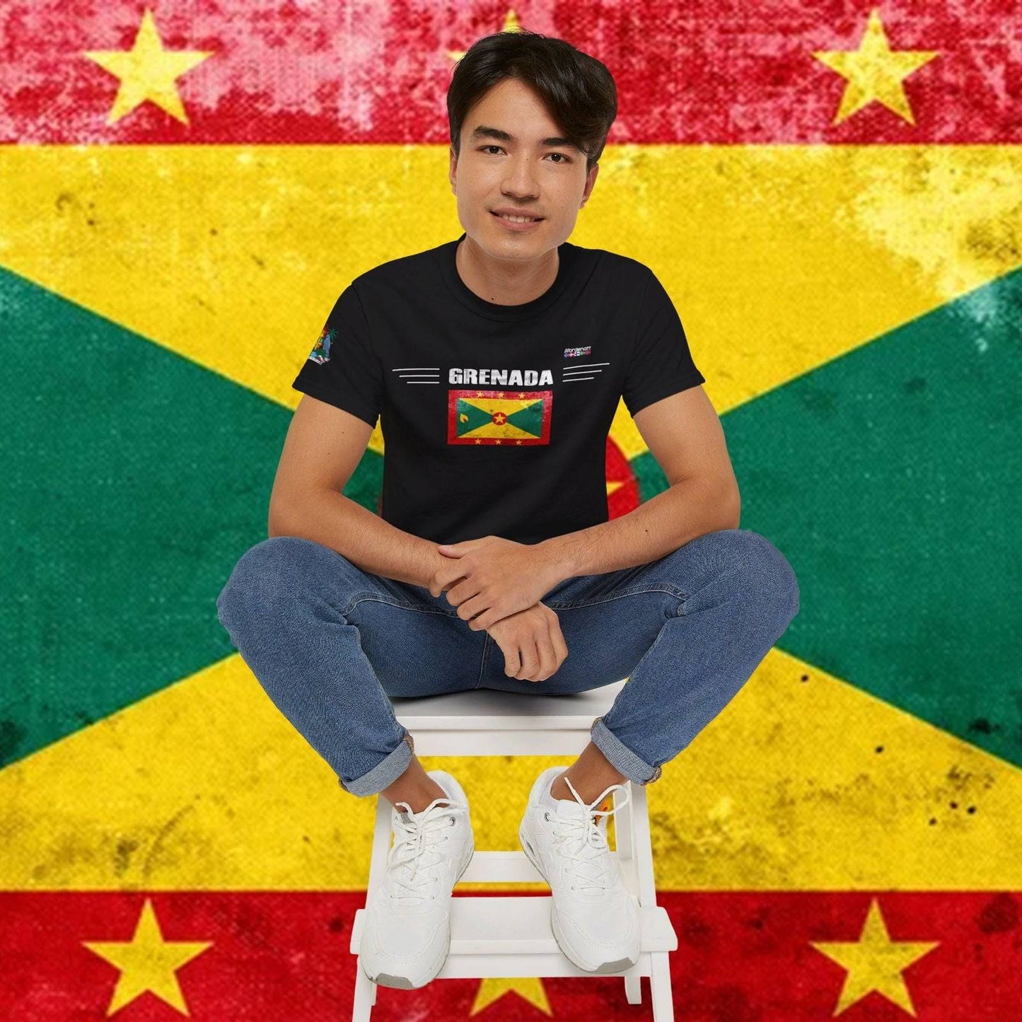 Grenada Heritage Flag Tee - Nordenatt TM