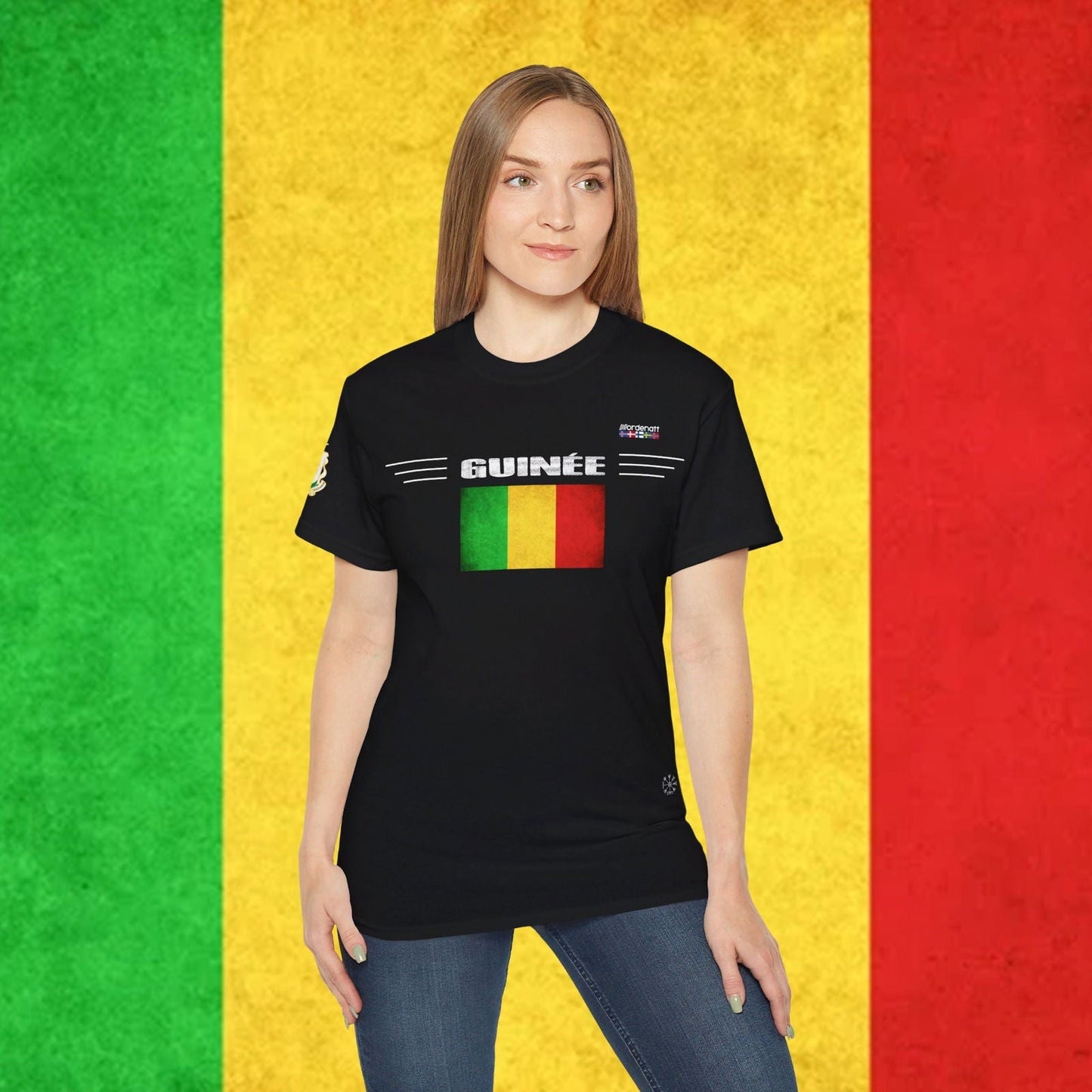 Guinea Premium Flag Cotton T-Shirt - Nordenatt TM