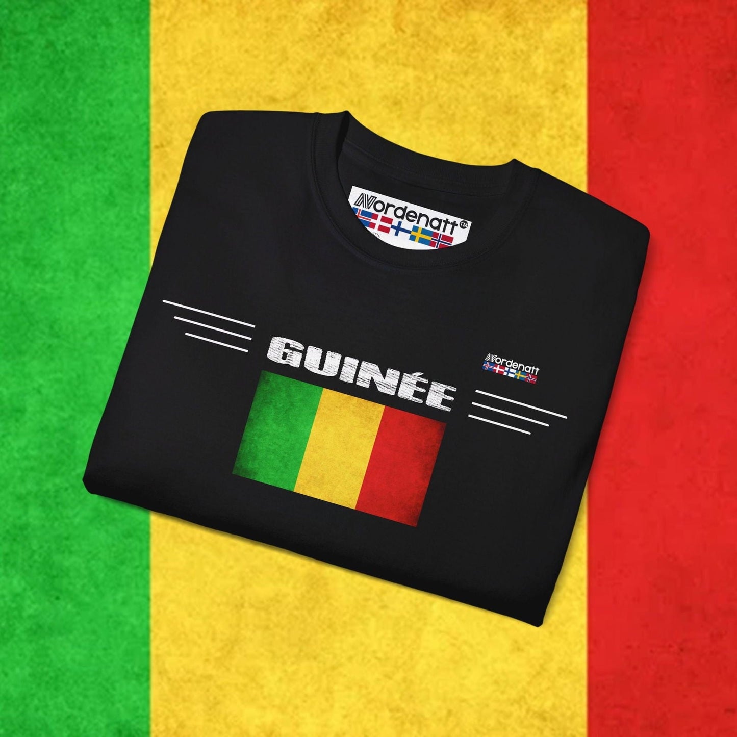 Guinea Premium Flag Cotton T-Shirt - Nordenatt TM