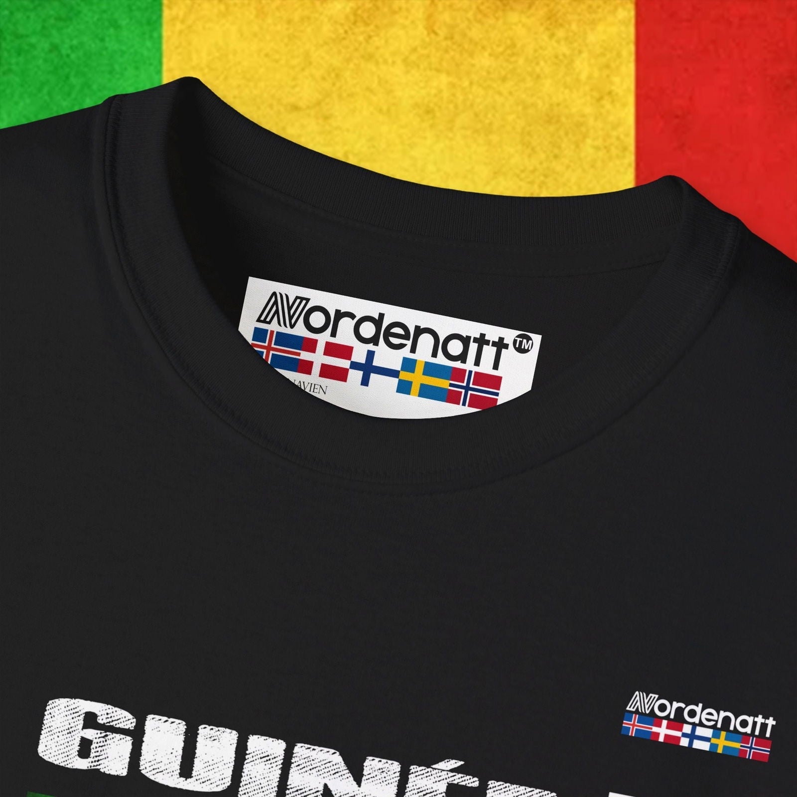 Guinea Premium Flag Cotton T-Shirt - Nordenatt TM