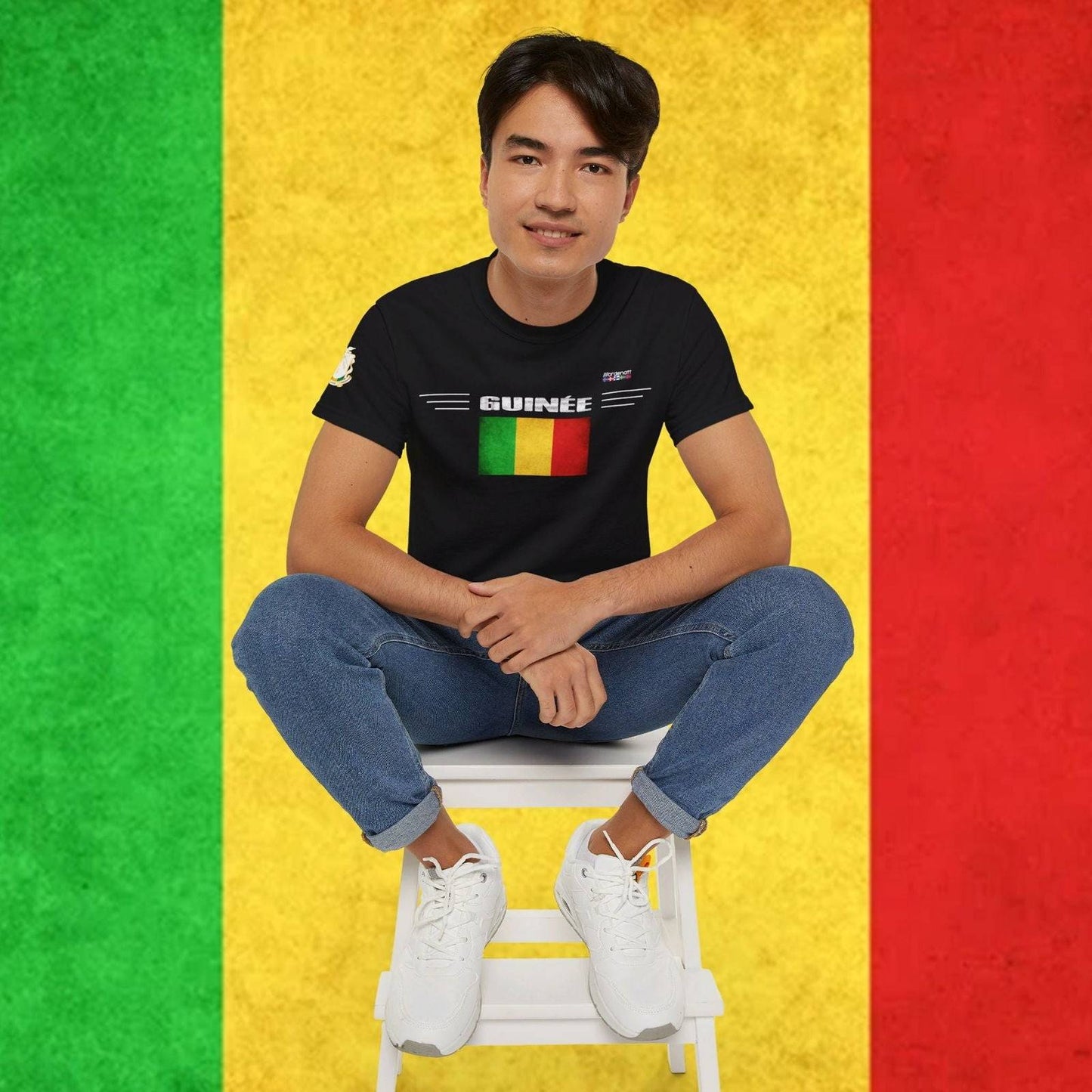 Guinea Premium Flag Cotton T-Shirt - Nordenatt TM