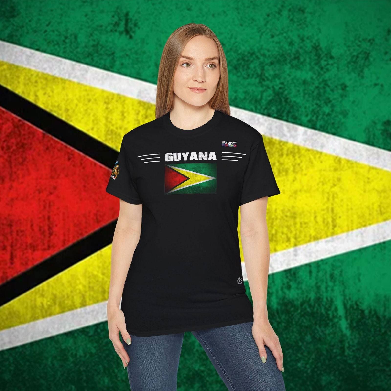 Guyana Flag Premium T-Shirt - Nordenatt TM