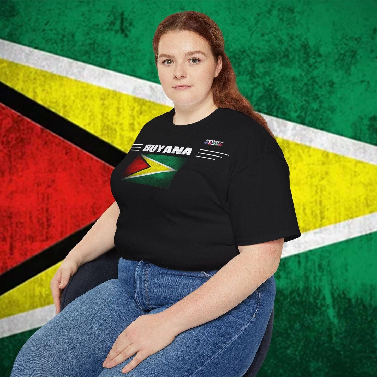 Guyana Flag Premium T-Shirt - Nordenatt TM