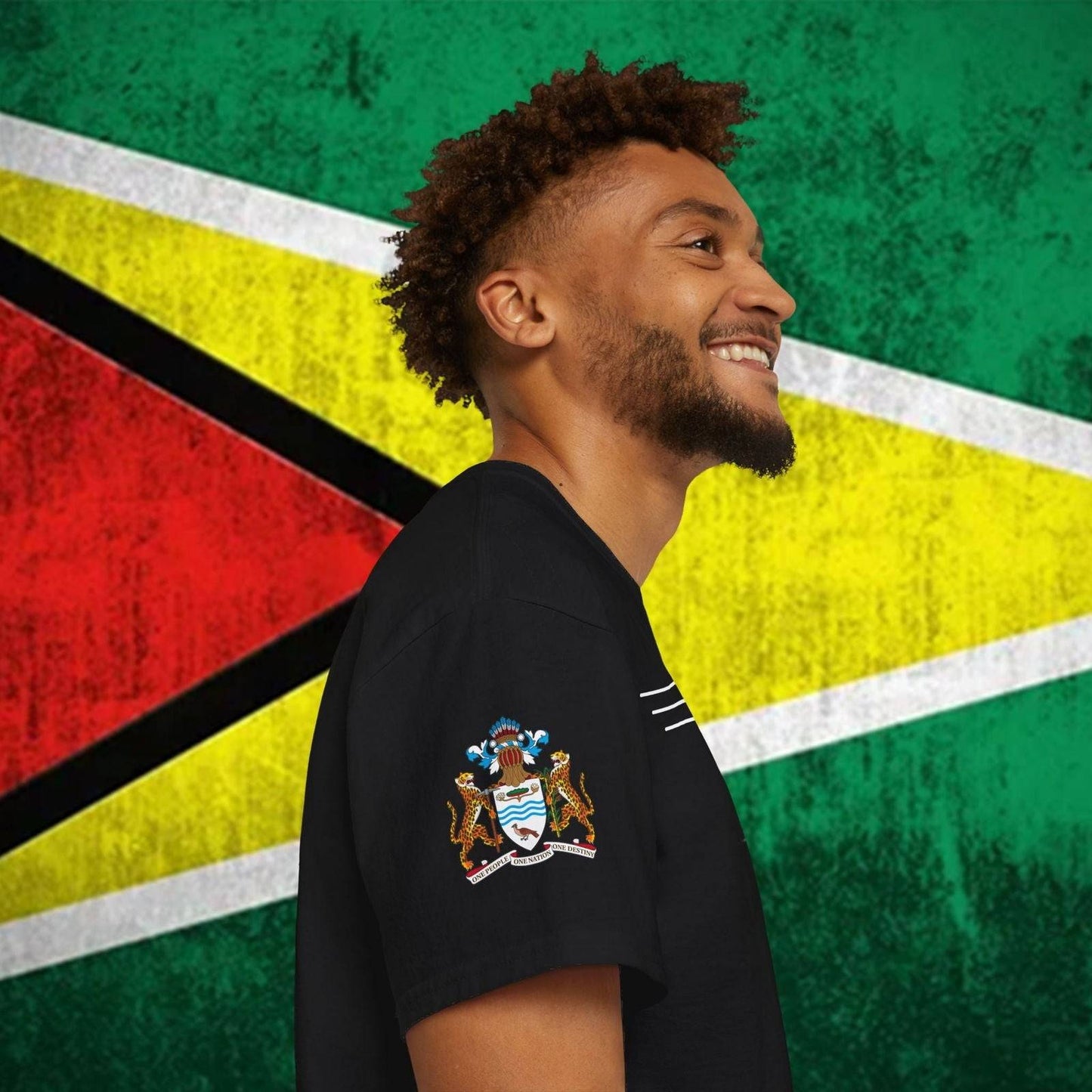 Guyana Flag Premium T-Shirt - Nordenatt TM