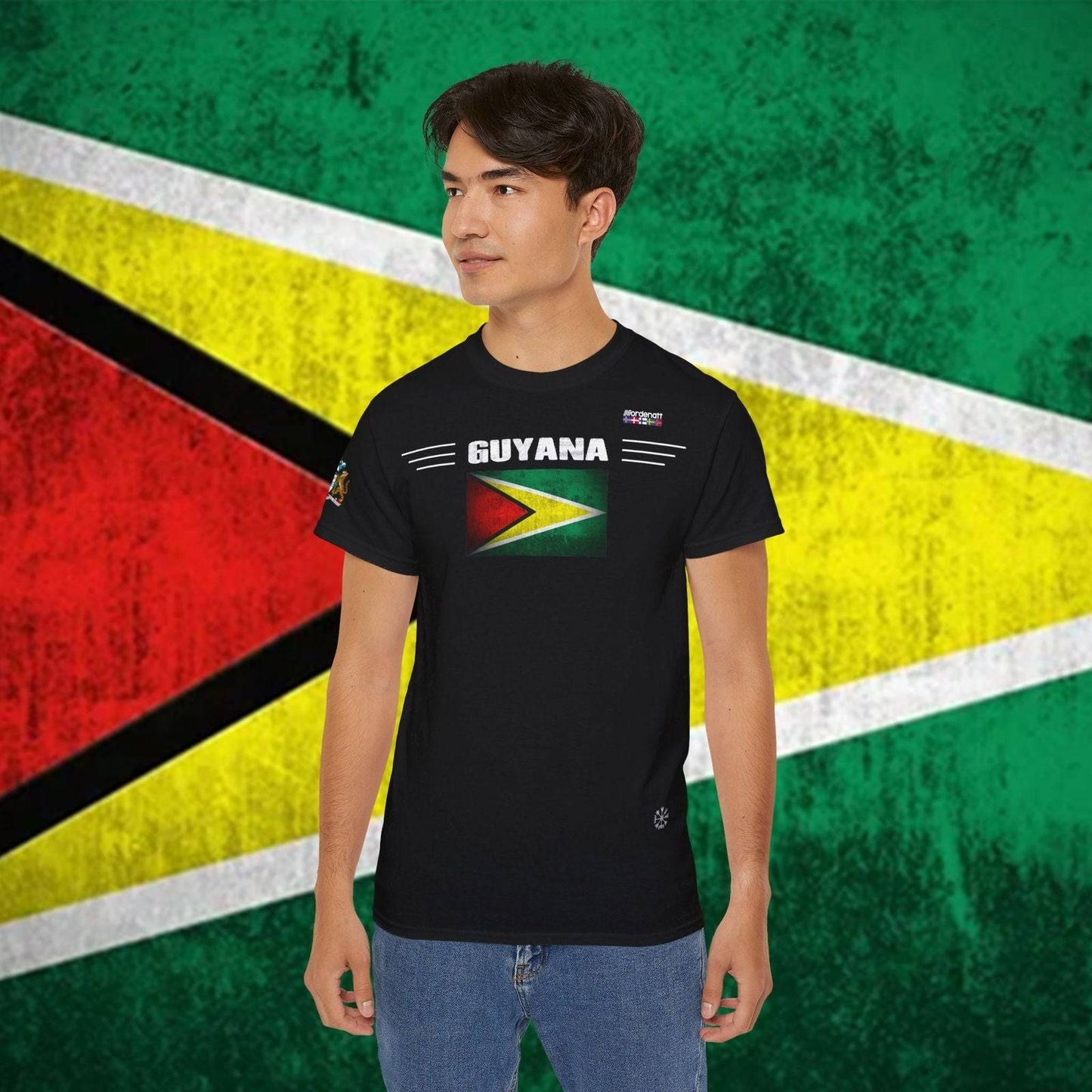 Guyana Flag Premium T-Shirt - Nordenatt TM