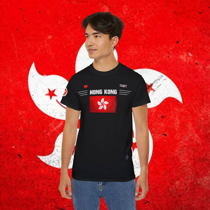 Hong Kong Soft Cotton Flag T-Shirt - Nordenatt TM