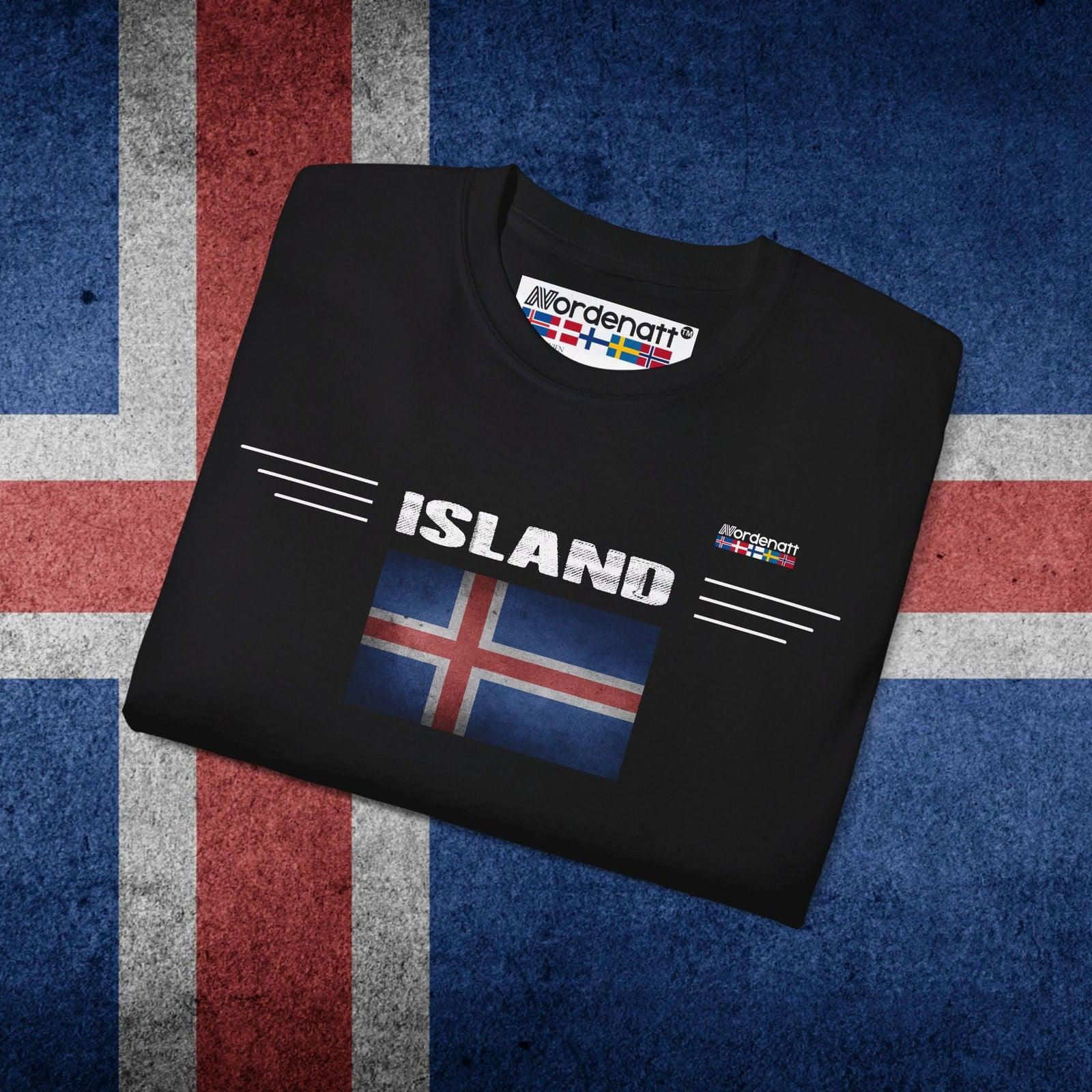 Iceland Flag Premium Cotton T-Shirt - Nordenatt TM