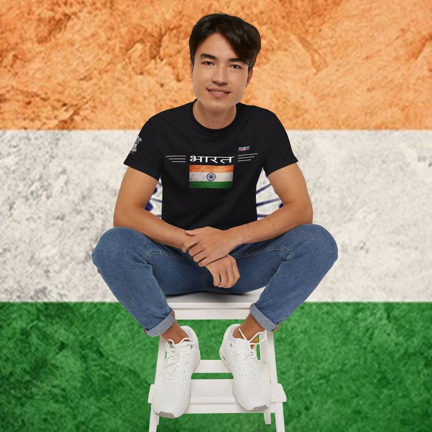 India Soft Cotton Flag T-Shirt - Nordenatt TM