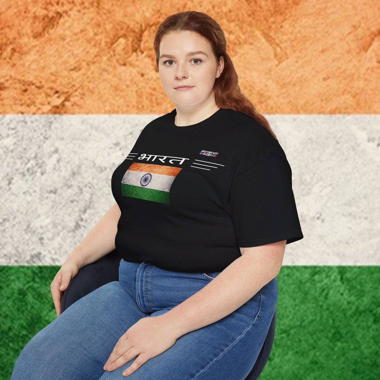 India Soft Cotton Flag T-Shirt - Nordenatt TM