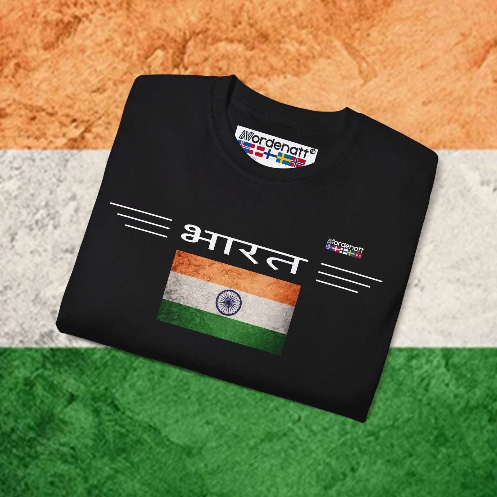 India Soft Cotton Flag T-Shirt - Nordenatt TM