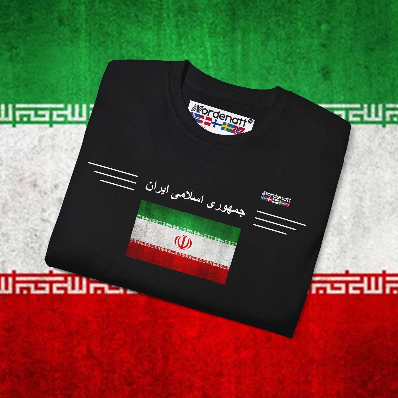 Iran Premium Flag Cotton Tee - Nordenatt TM