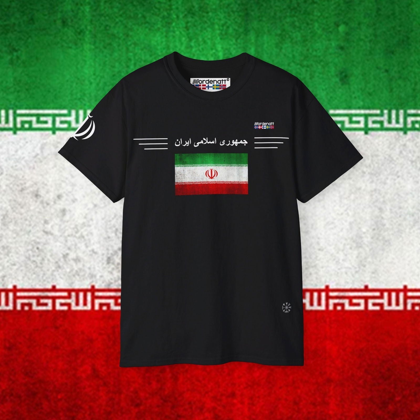 Iran Premium Flag Cotton Tee - Nordenatt TM