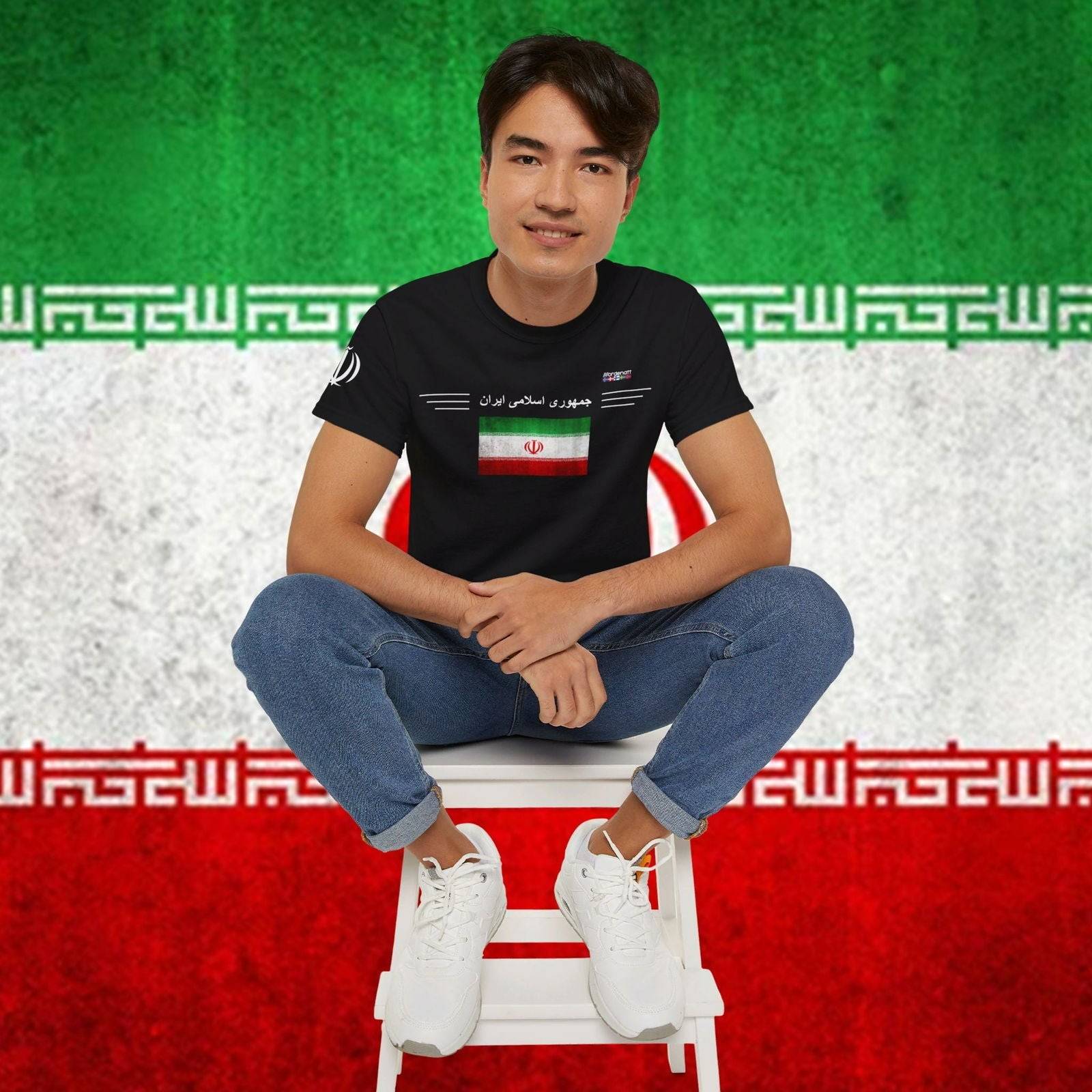 Iran Premium Flag Cotton Tee - Nordenatt TM