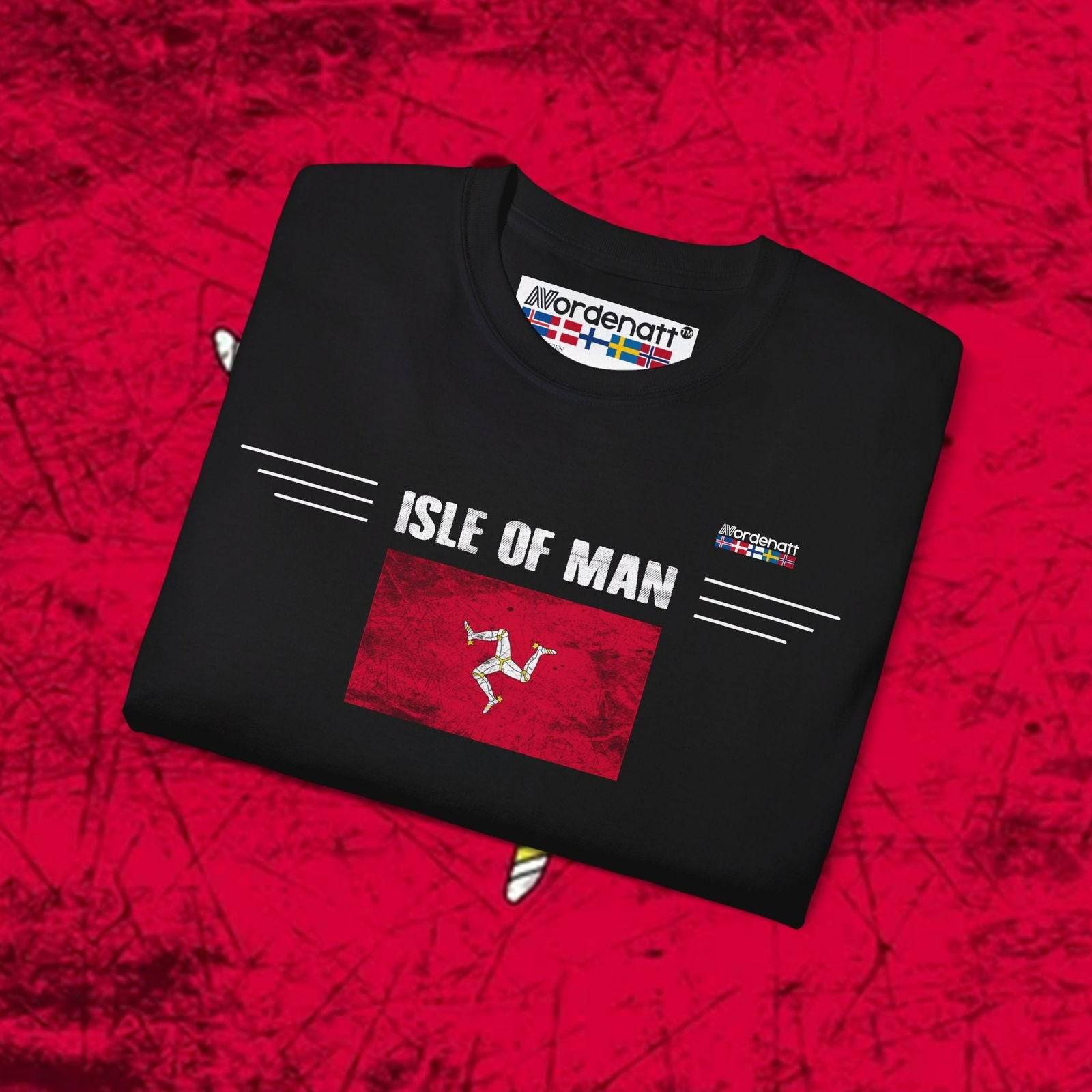 Isle of Man Premium Cotton Flag T-Shirt - Nordenatt TM