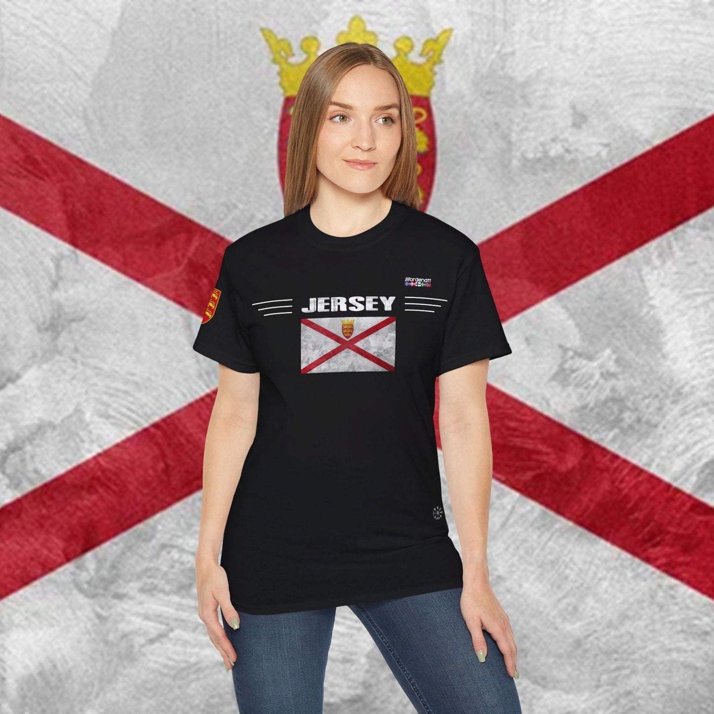 Jersey Flag Premium Cotton Tee - Nordenatt TM