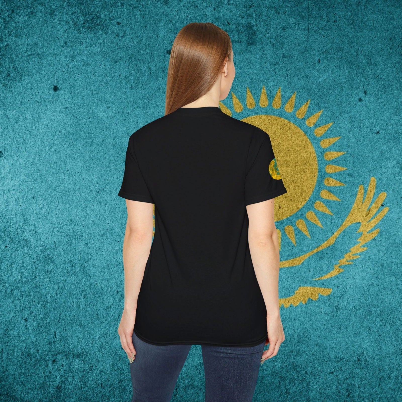 Kazakhstan Heritage Flag T-Shirt - Nordenatt TM