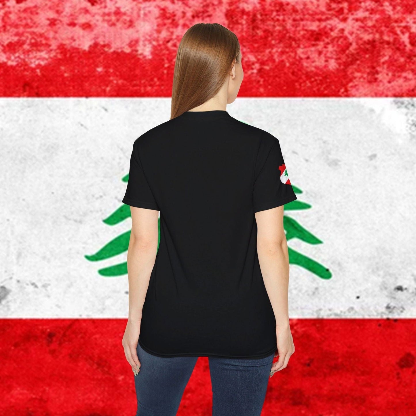 Lebanon Flag Premium Cotton T-Shirt - Nordenatt TM