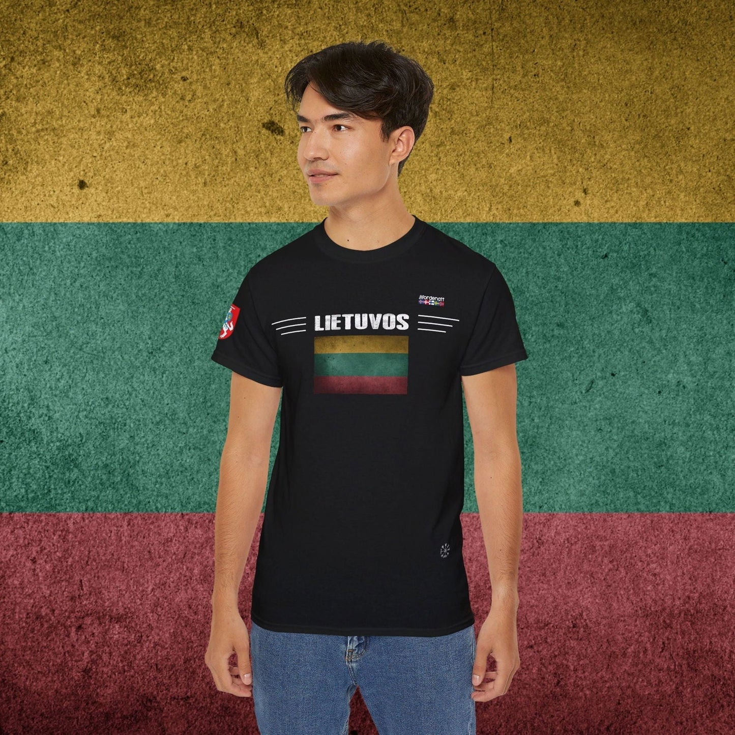 Lithuania Heritage Flag T-Shirt - Nordenatt TM