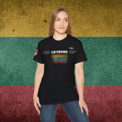 Lithuania Heritage Flag T-Shirt - Nordenatt TM