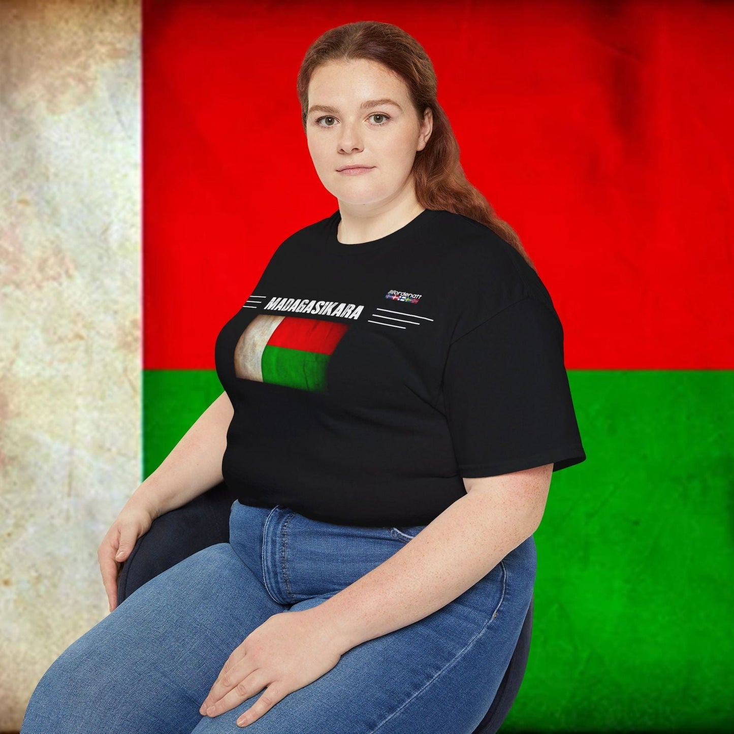 Madagascar Flag Heritage Tee - Nordenatt TM