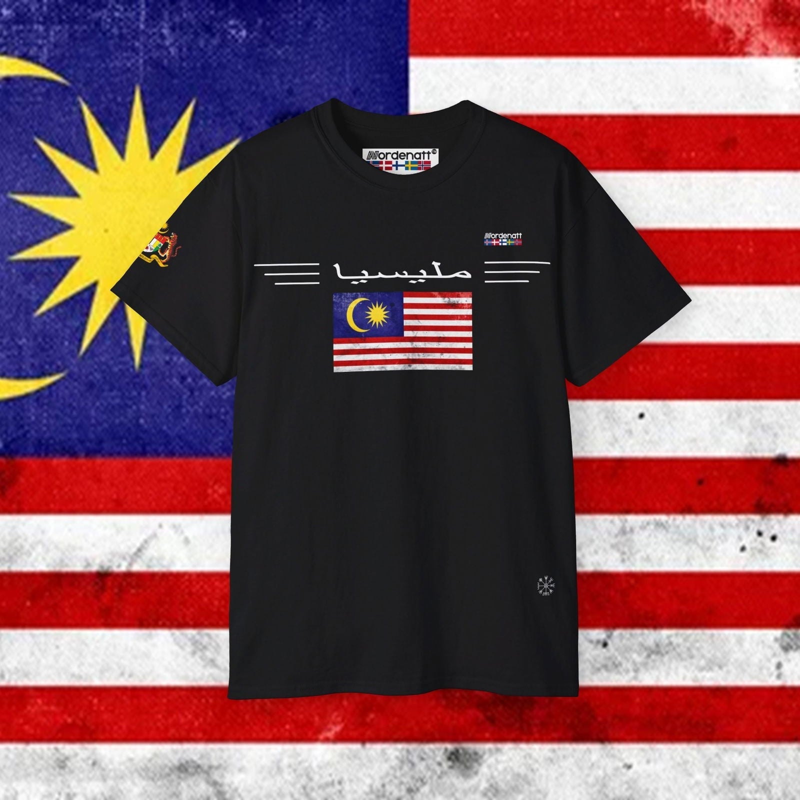 Malaysia Premium Flag T-Shirt - Nordenatt TM