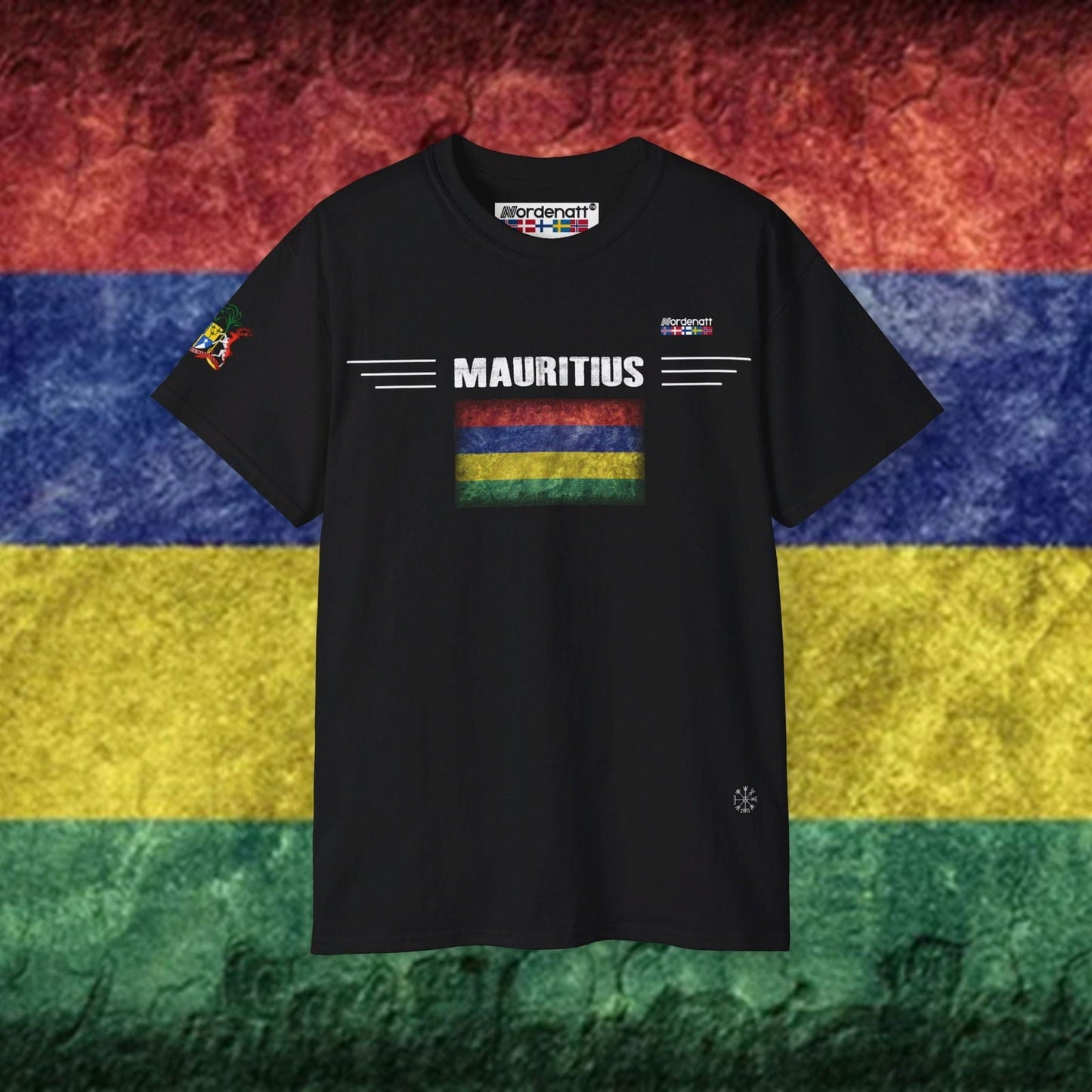 Mauritius Premium Flag T-Shirt - Nordenatt TM