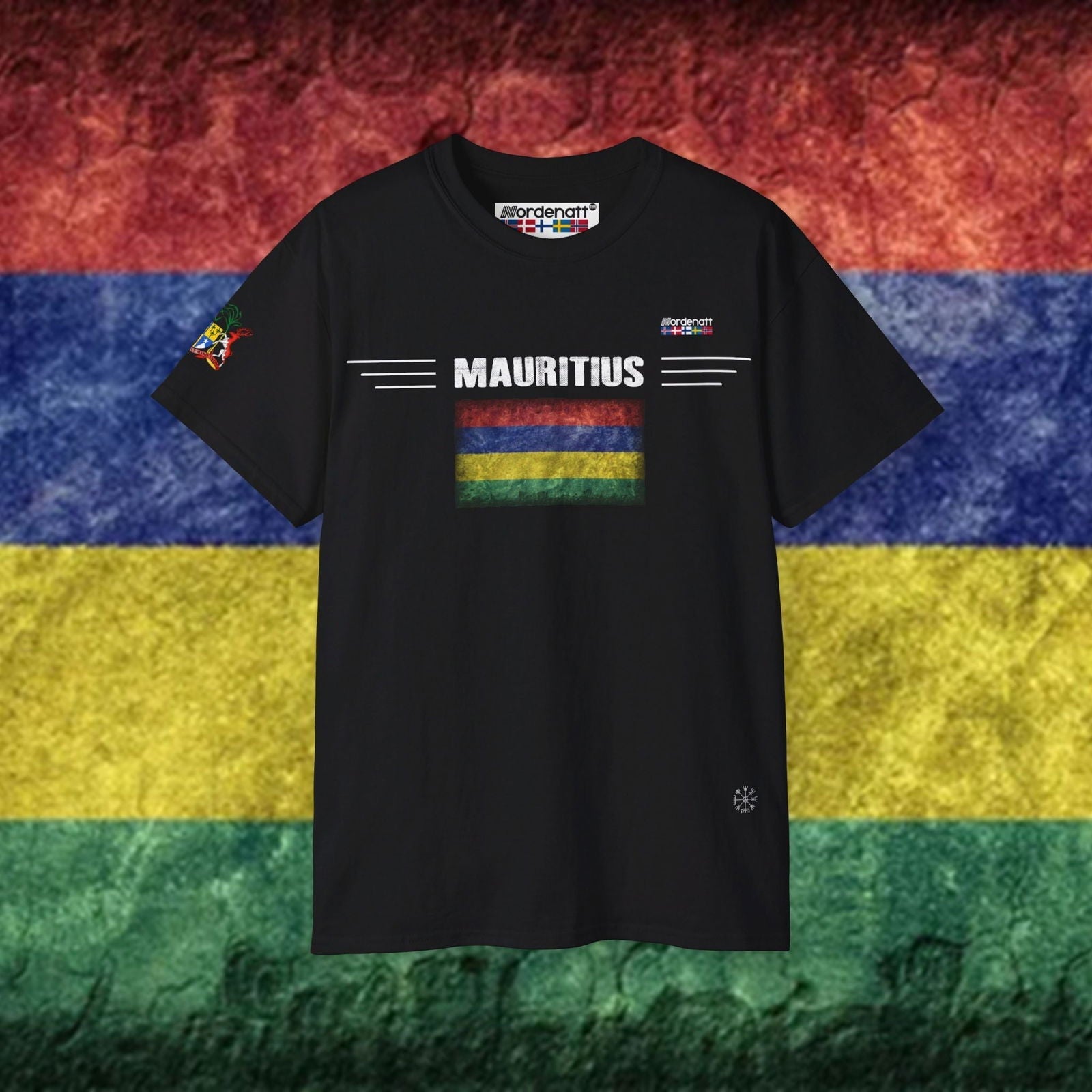 Mauritius Premium Flag T-Shirt - Nordenatt TM