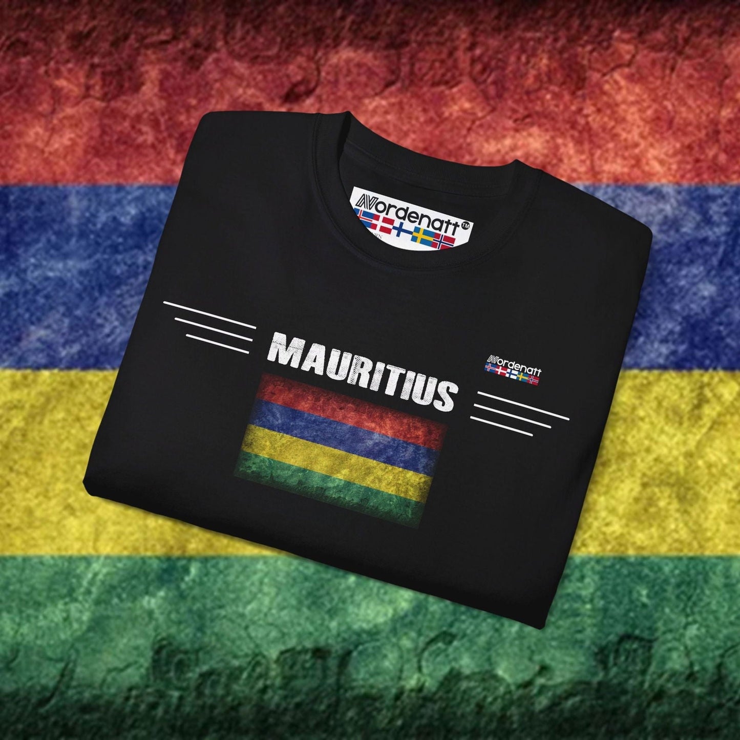 Mauritius Premium Flag T-Shirt - Nordenatt TM