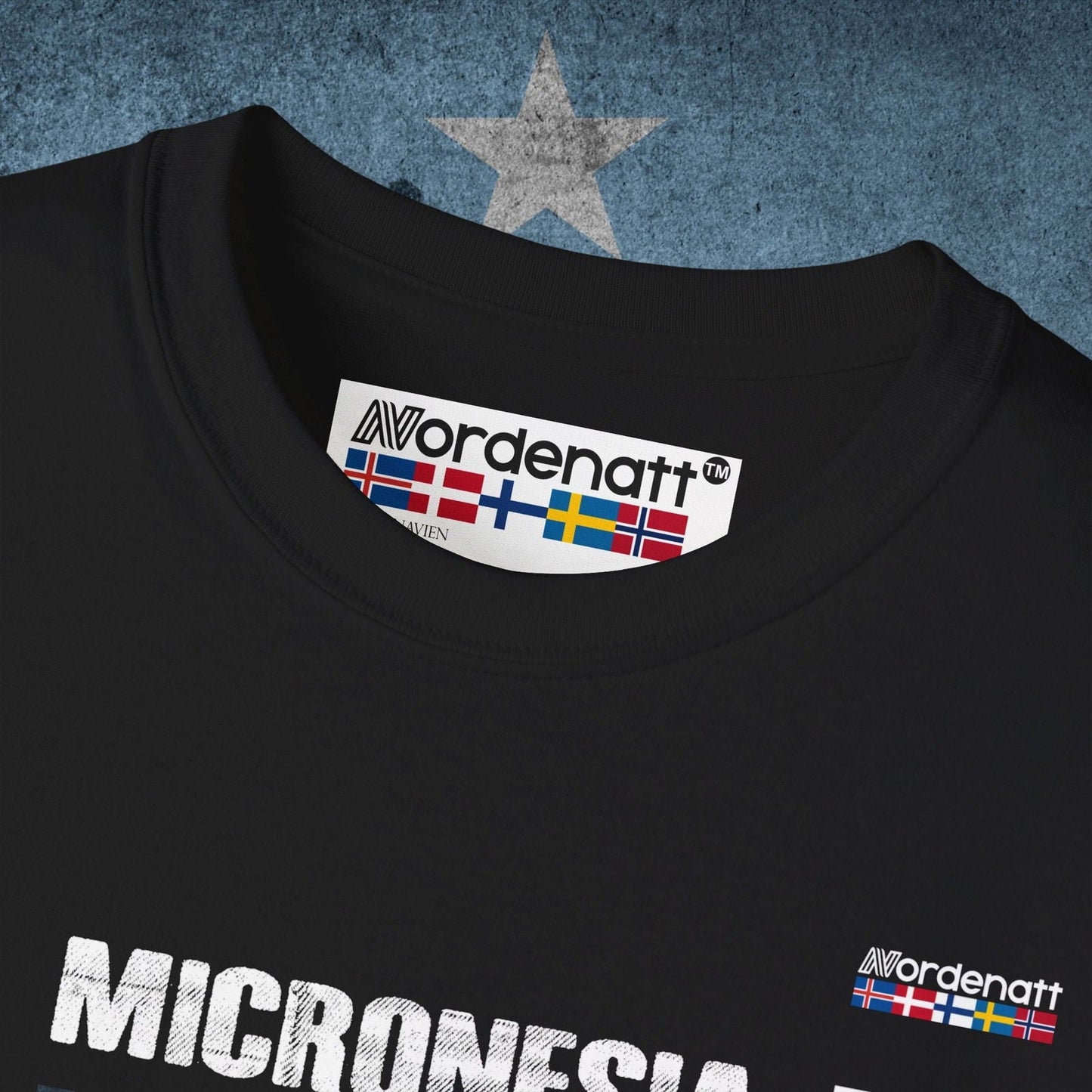 Micronesia Flag Premium Cotton Tee - Nordenatt TM