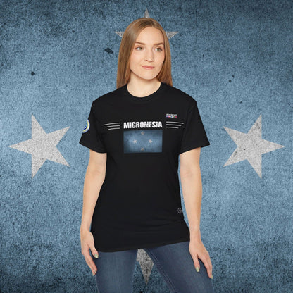 Micronesia Flag Premium Cotton Tee - Nordenatt TM