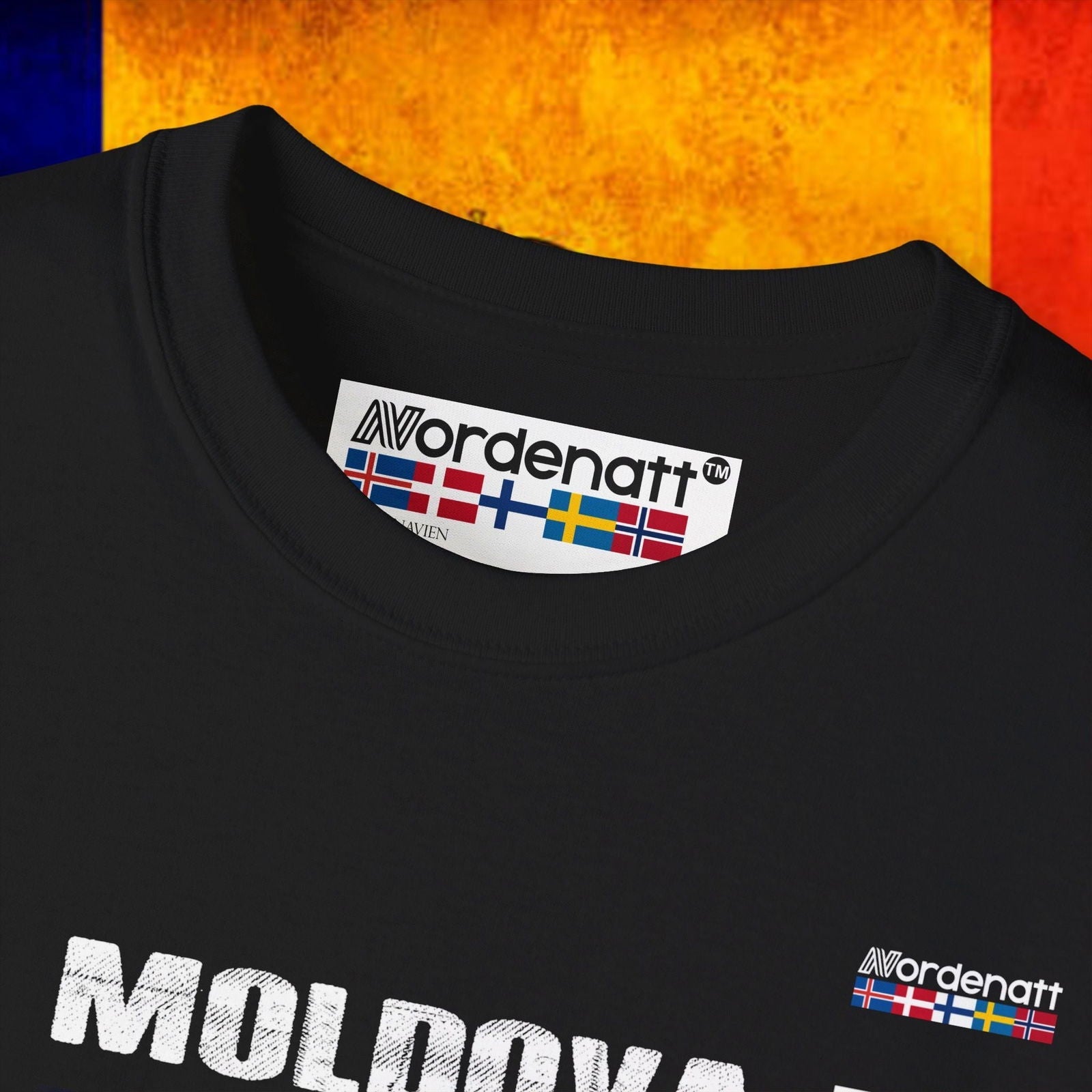 Moldova Heritage Flag Cotton T-Shirt - Nordenatt TM