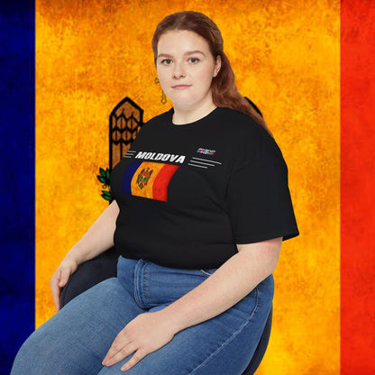 Moldova Heritage Flag Cotton T-Shirt - Nordenatt TM