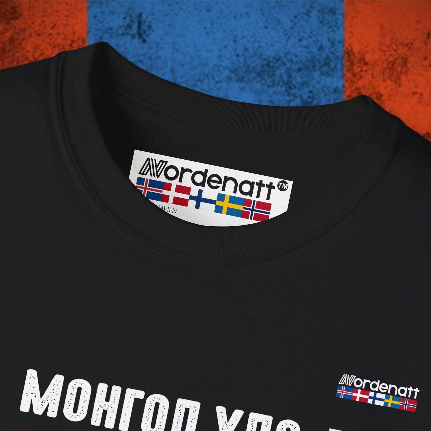 Mongolia Flag Heritage T-Shirt - Nordenatt TM