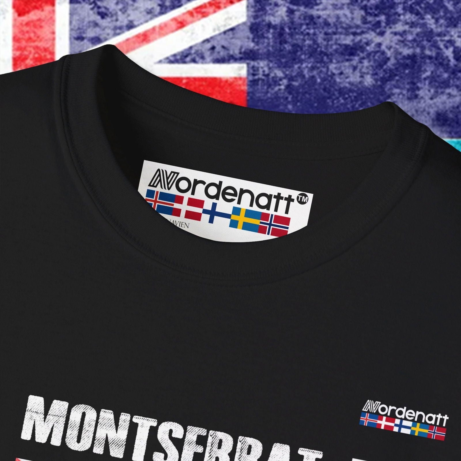 Montserrat Premium Flag T-Shirt - Nordenatt TM