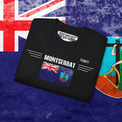 Montserrat Premium Flag T-Shirt - Nordenatt TM