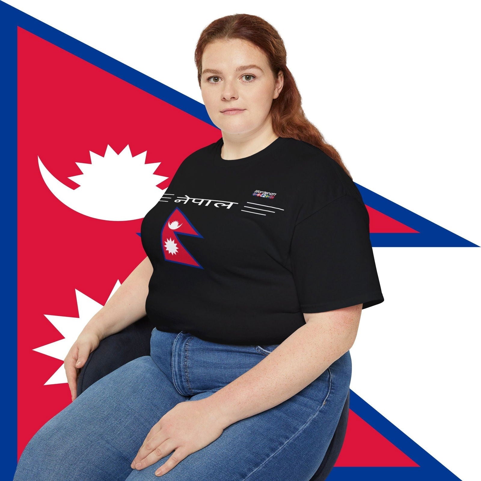 Nepal Premium Flag T-Shirt - Nordenatt TM