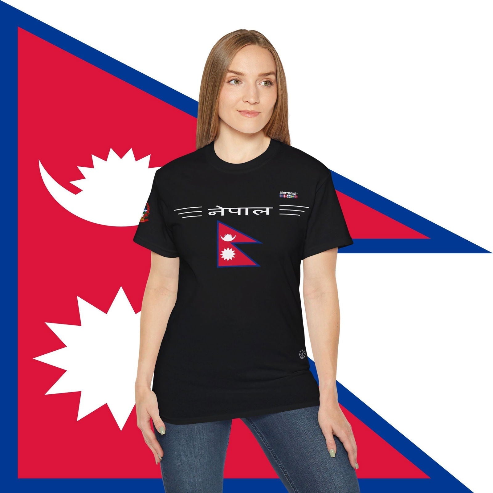 Nepal Premium Flag T-Shirt - Nordenatt TM