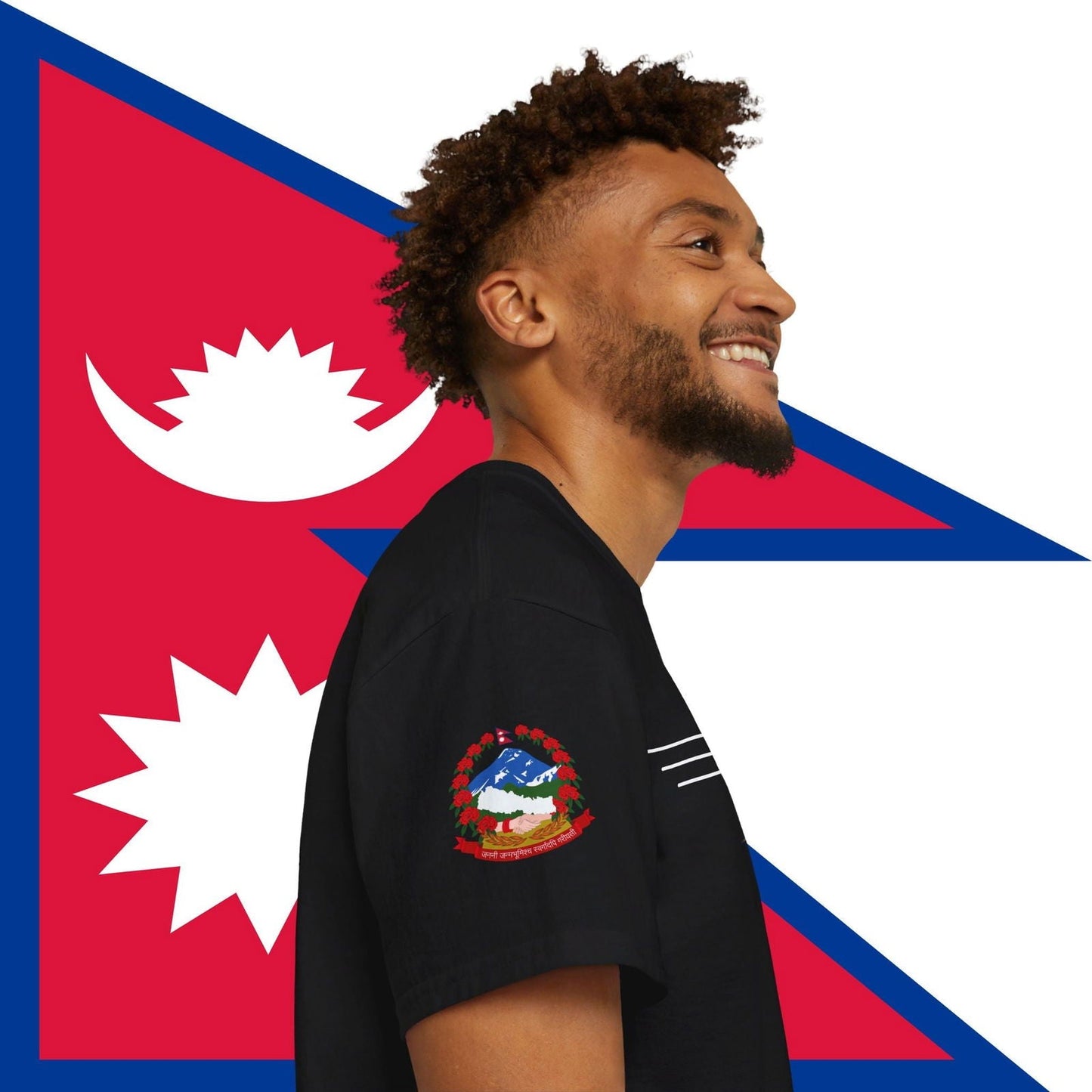 Nepal Premium Flag T-Shirt - Nordenatt TM