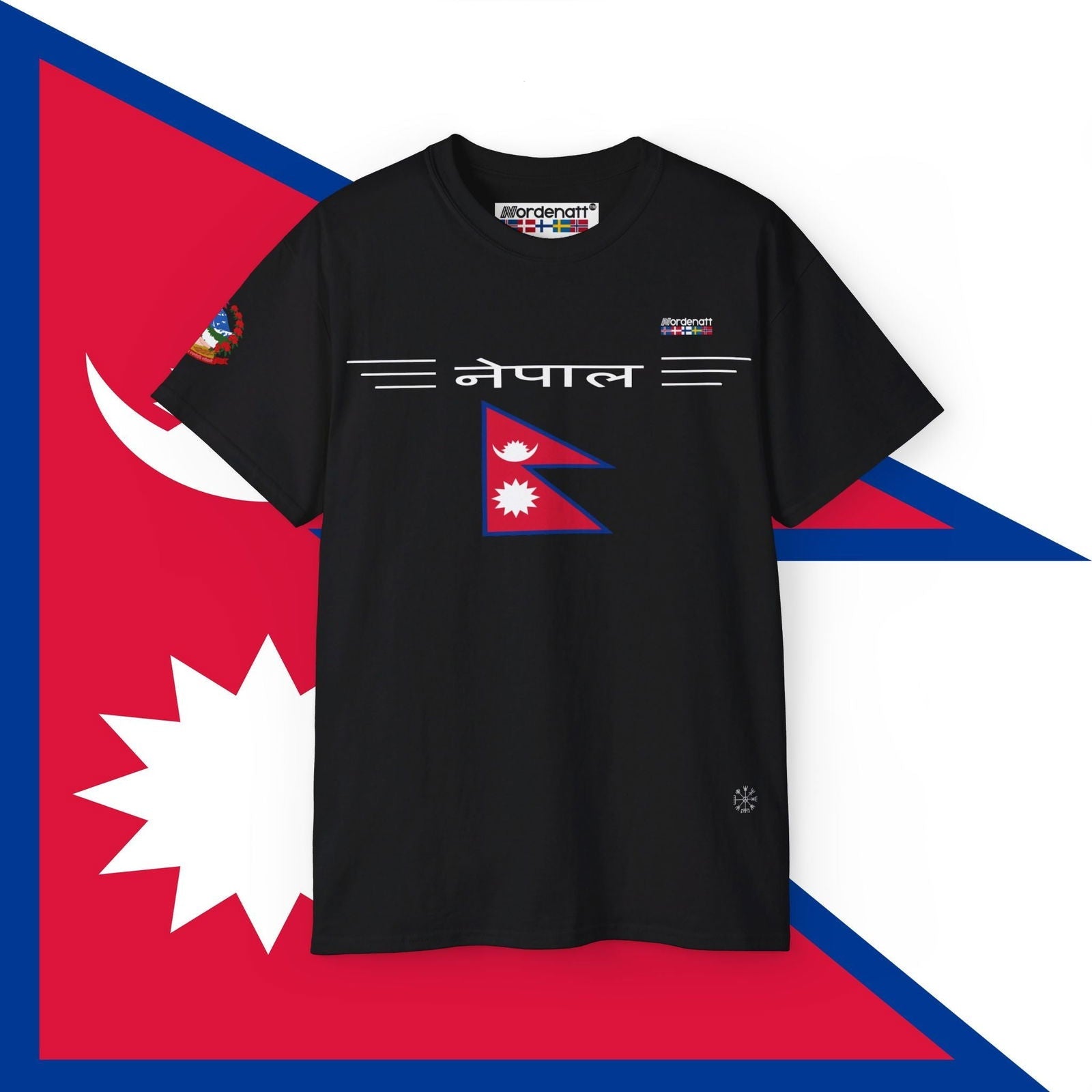 Nepal Premium Flag T-Shirt - Nordenatt TM