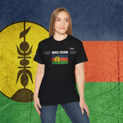 New Caledonia Flag Heritage Tee - Nordenatt TM