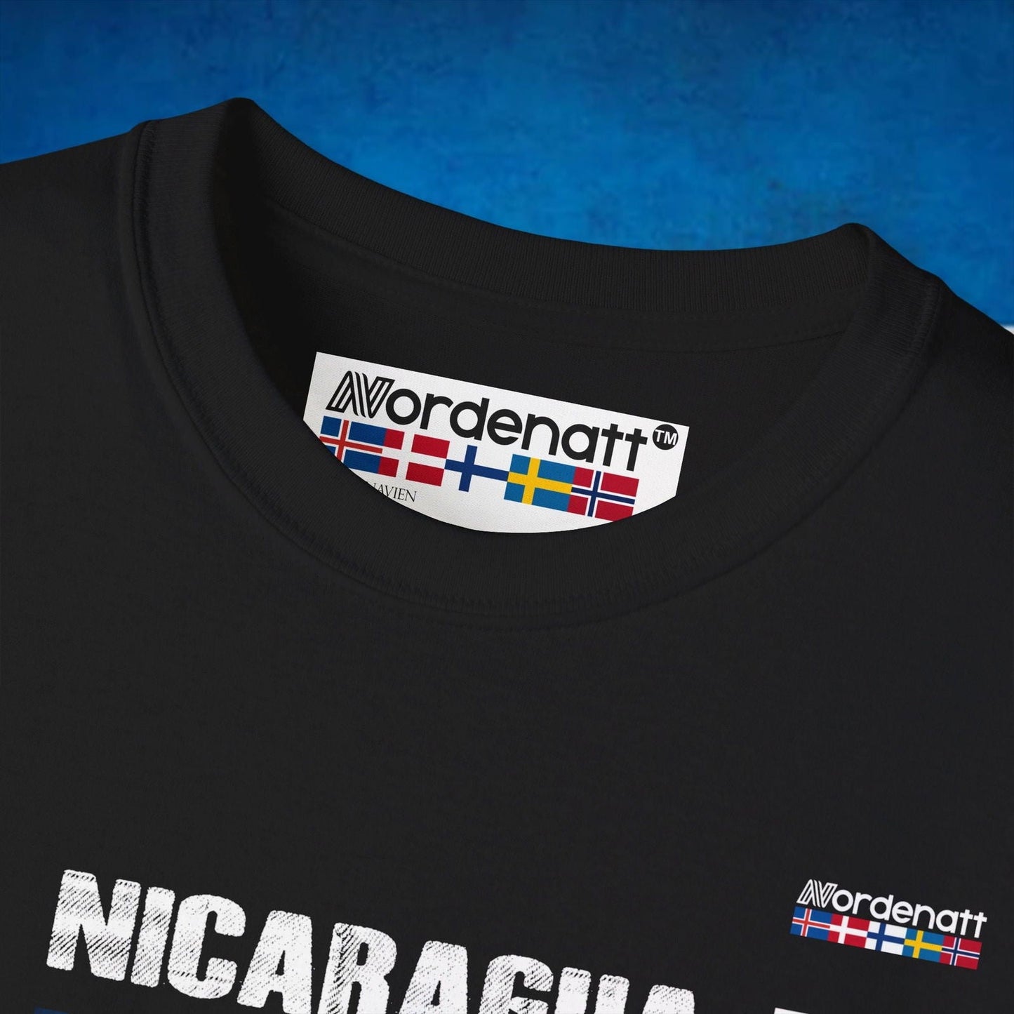 Nicaragua Soft Cotton Flag T-Shirt - Nordenatt TM