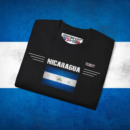 Nicaragua Soft Cotton Flag T-Shirt - Nordenatt TM