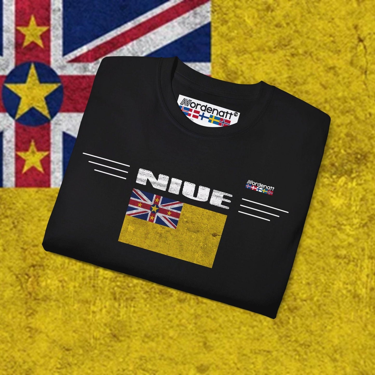 Niue Flag Premium Tee - Nordenatt TM