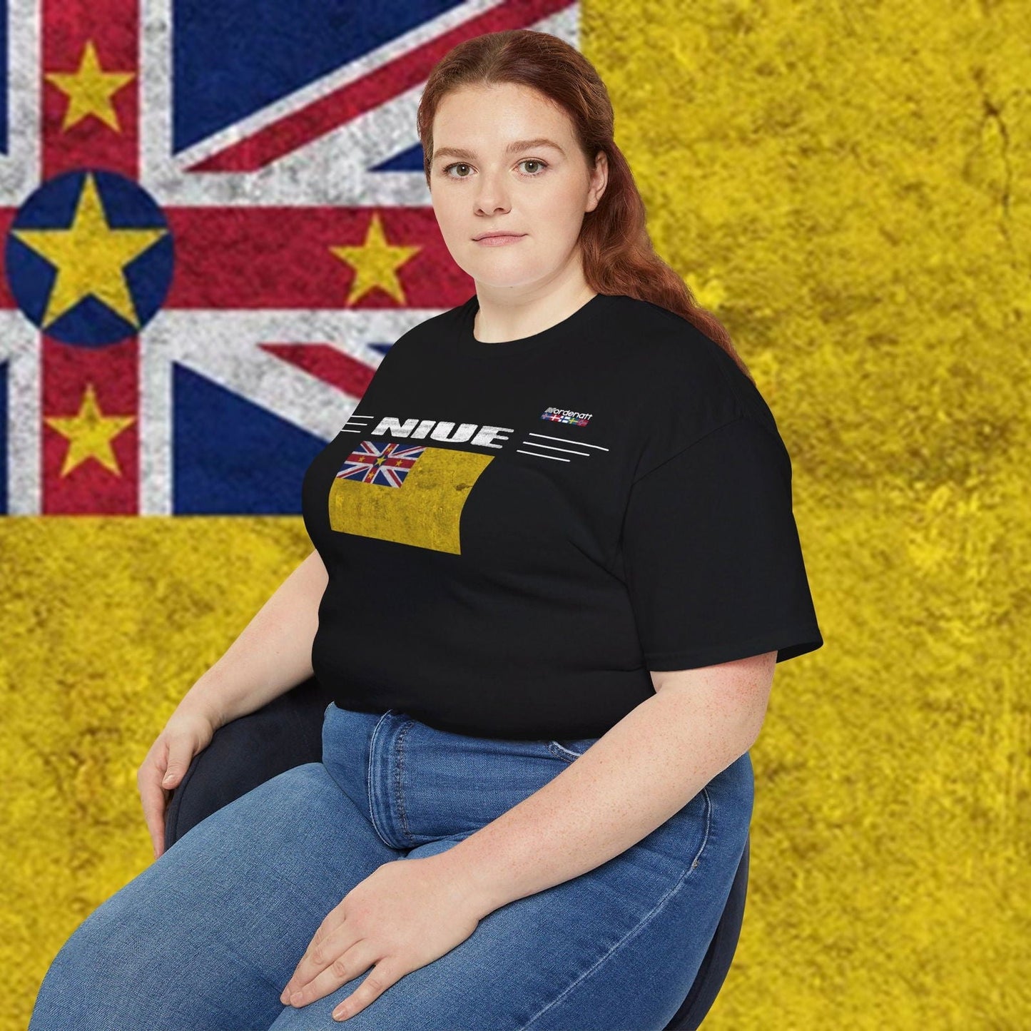 Niue Flag Premium Tee - Nordenatt TM