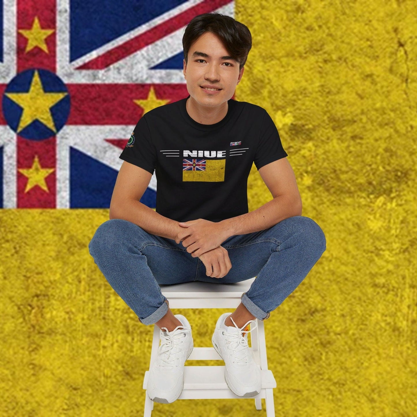 Niue Flag Premium Tee - Nordenatt TM