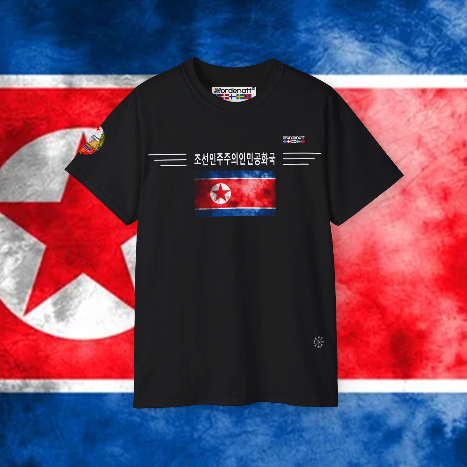 North Korea Premium Flag T-Shirt - Nordenatt TM