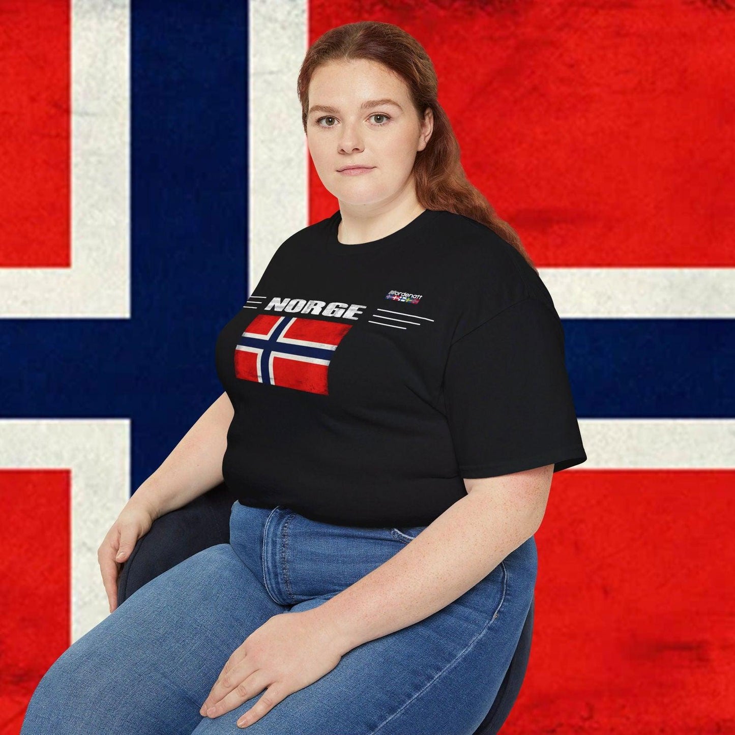 Norway Soft Cotton Flag T-Shirt - Nordenatt TM