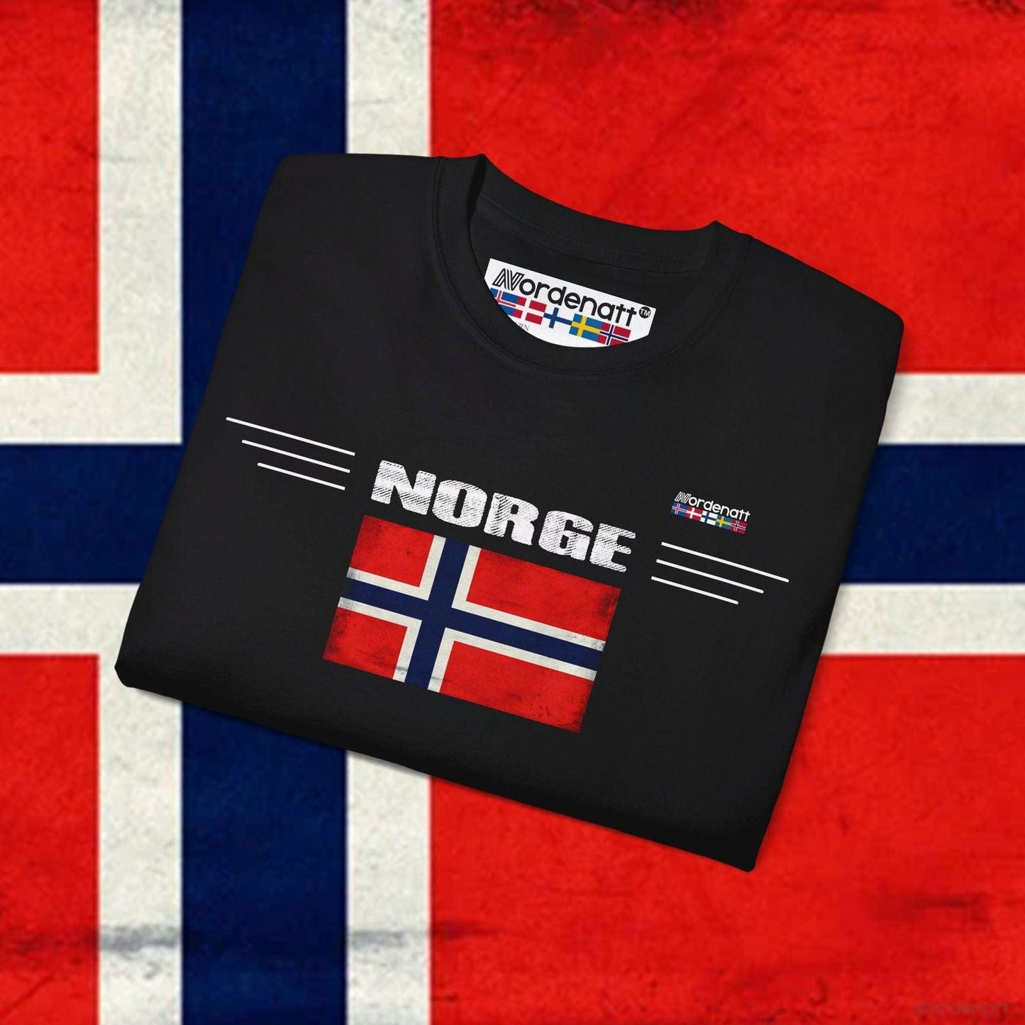 Norway Soft Cotton Flag T-Shirt - Nordenatt TM