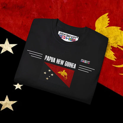 Papua New Guinea Soft Cotton Flag Tee - Nordenatt TM